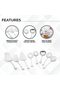 8-Piece Stainless Steel Serving Utensil Set,Includes Serving Scoops,Fork,Soup Ladle,Lasagna and Pie Servers - 8