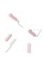 Mini Portable Lint Roller with Cover,Travel Size Sticky Roller for Pet Hair and Fuzz,Pink - 2