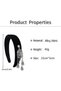 Velvet Anti-Slip Elastic Headband,Vintage Wind Chime Tassel Hairpiece,Silver - 2