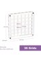 Magnetic Seashell and Jewelry Display Box,36 Grids,Clear Storage Case for Gemstones and Crystals - 4