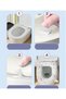 Universal EVA Foam Toilet Seat Cushion,O-Shaped Cartoon Rabbit Design,Waterproof and Washable Bathroom Accessory - 5