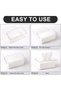 2 PCS Clear Tissue Box Holder with Bamboo Lid,Transparent Rectangle Tissue Box Cover for Bathroom,Office and Home,7x4.7x3.8 Inches - 6