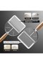 Stainless Steel Cat Litter Scoop with Stand and Wooden Handle,Quick Filtration Double Wide Hole Design - 6
