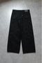 Black Rodeo Wide Leg Men's Denim Trousers - 7