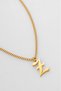 Gothic Letter Z 316L Steel Necklace - Ka1115Al - 4