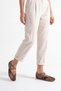 Women's Cross-Strapped Textured Surface Mary Jane Casual Sports Ballerina Sneaker Dorevu Light Brown Suede - 2