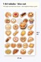 French Patisserie Desserts Sticker Set 30 Pieces - Aesthetic Agenda Laptop Notebook - 4