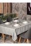 Jacquard Carefree Tablecloth Lavinia Gray 155x220