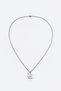 316L Steel Gothic Letter R Necklace Ka1113Gm - 3