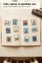 Vectorial Drawing Travel Stamp Sticker Set 30 Pieces - Retro Nostalgic Suitcase Laptop Agenda Journal - 6