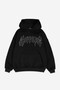 Rhinestones Silver Stone Corrupt Oversize Hoodie - 6