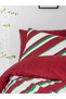 Festive Double Elastic Sheet Duvet Cover Set Merry Red - 5