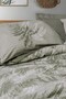 Dual Single Duvet Cover Set Frond Khaki - 3