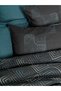 Dark Double Duvet Cover Set Noche Petrol - 2