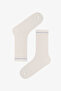 5 Pairs of Seamless Cotton Socks with Glitter Detail and Striped Pattern - 6