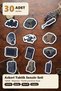 30 Pieces Military Tactical Sensor Sticker Set - Laptop, Phone Case, Agenda
