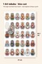 30 Pieces Folkloric Matryoshka Doll Sticker Set - Laptop, Notebook, Agenda - 4
