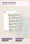 Watercolor Matcha Sweets Sticker Set 30 Pieces - Pastel Kawaii Laptop Notebook Agenda Journal - 7