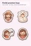 Pastel Colored Daily Life Sticker Set 30 Pieces - Kawaii Girls Laptop Notebook Phone Agenda - 5