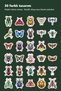 Stained Glass Patterned Colorful Insect Sticker Set 30 Pieces - Aesthetic Natural Laptop Notebook Agenda Case - 2