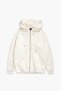 Ekru Basic Oversize Erkek Ceket Hoodie - 3