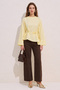 Verev Cut Blouse Y0160 - Yellow - 7