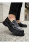 Ba0242 Classic High Black Sole Men's Shoes with Buckle