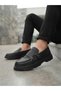 Ba0242 Classic High Black Sole Men's Shoes with Buckle - 4