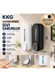 300ml Liquid Soap Dispenser Wall Mounted Manual Soap Dispenser Bathroom Shampoo Shower Dispenser White / Black