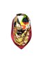 Nil Scarf Burgundy/Figure 70*70 cm Foulard Scarf - 4
