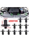 10PCS Car Cover Plate Fixing Clips for Audi A2 A4 A5 A8 Q3 Q5 S4 S5 S8 TT TTS Volkswagen CR7 4D08073