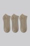 3-Piece Pistachio Green Men's Modal Seamless Stretchy Booties Socks - Premium - 7