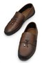 3289 Flexible Comfortable Sole Black Genuine Leather Men's Shoes Summer Casual Laofer Men's Shoes - 4