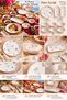 Flora Luxury Ceramic 14 Piece Breakfast Set for 6 People - 7