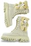 278 Orthopedic Lace-up Zippered Girl's Boots Shoes with Teddy Bear and Fur Children's Boots - 4