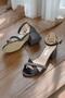 351 Evening Dress Girls' Heeled Shoes Stoned Open Girls' Engagement Evening Dress Shoes - 2