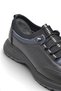 71654 Orthopedic Insole Leather Men's Shoes with Rubber Laces Casual Men's Shoes - 6