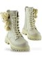 278 Orthopedic Lace-up Zippered Girl's Boots Shoes with Teddy Bear and Fur Children's Boots - 2