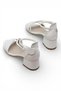 D613 Evening Dress Girls' Heeled Shoes Stoned Open Girls' Engagement Evening Dress Shoes - 3