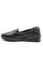 Erva Genuine Leather Orthopedic Comfort Women's Casual Shoes Black - 4