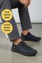 970 Orthopedic Sole Daily Genuine Leather Men's Shoes Flexible Ready Sole Casual Shoes