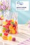 12X20 100 Pieces Opp Glossy Tapeless Gelatin Cookie and Confectionery Bags - 3