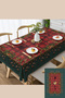 Christmas Tablecloth New Year's Eve- 5D Digital Design Custom Woven Decorations - 3