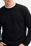 Men's Black Crew Neck Sweatshirt - 3