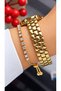 New Model Vintage Straw Cord Women's Wristwatch+Bracelet Gift - 4