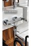 Pedra Bathroom Sink Faucet and Dst19-2 Rain Shower System Set of 3 Chrome - 2