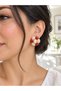 Red White Earrings - 2