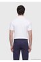 White Plain Polo Neck 100% Cotton T-Shirt - 5