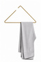 5-Piece Matte Gold Triangle Clothes Hanger T-Shirt Shirt Swimsuit Hanger Store Hanger Stainless Metal - 2