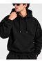 Men's Oversize Hooded Cotton Tracksuit Set with 3 Thread Rastered Elastic Cuffs and Pockets - 5
